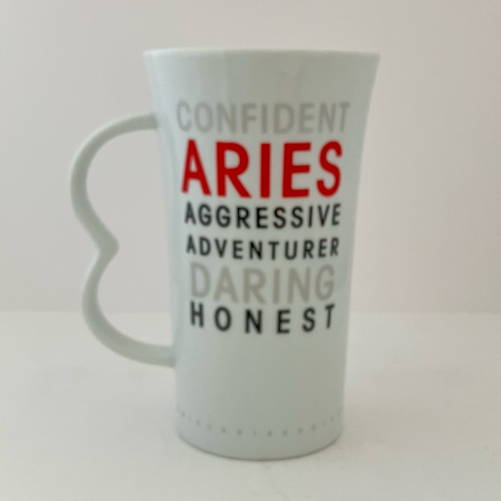 Aries Zodiac Sign Tall Coffee Mug by Multiple Choice